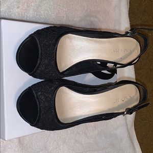 Nine West Kindly Peep-Toe Sling Back Heel